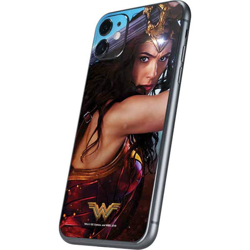 DC Comics Wonder Woman Battle Ready Poster iPhone 11 Skin